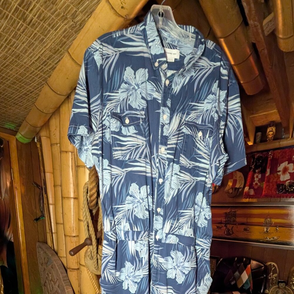 Mens Jumpsuit Standard Issue Hawaiian Tropical 2x… - image 1